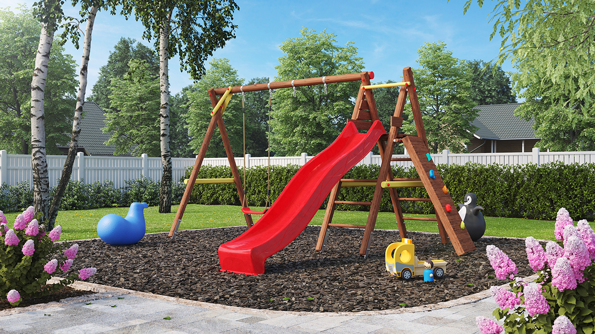 Kinderschaukel Bosse ohne Kletterwand