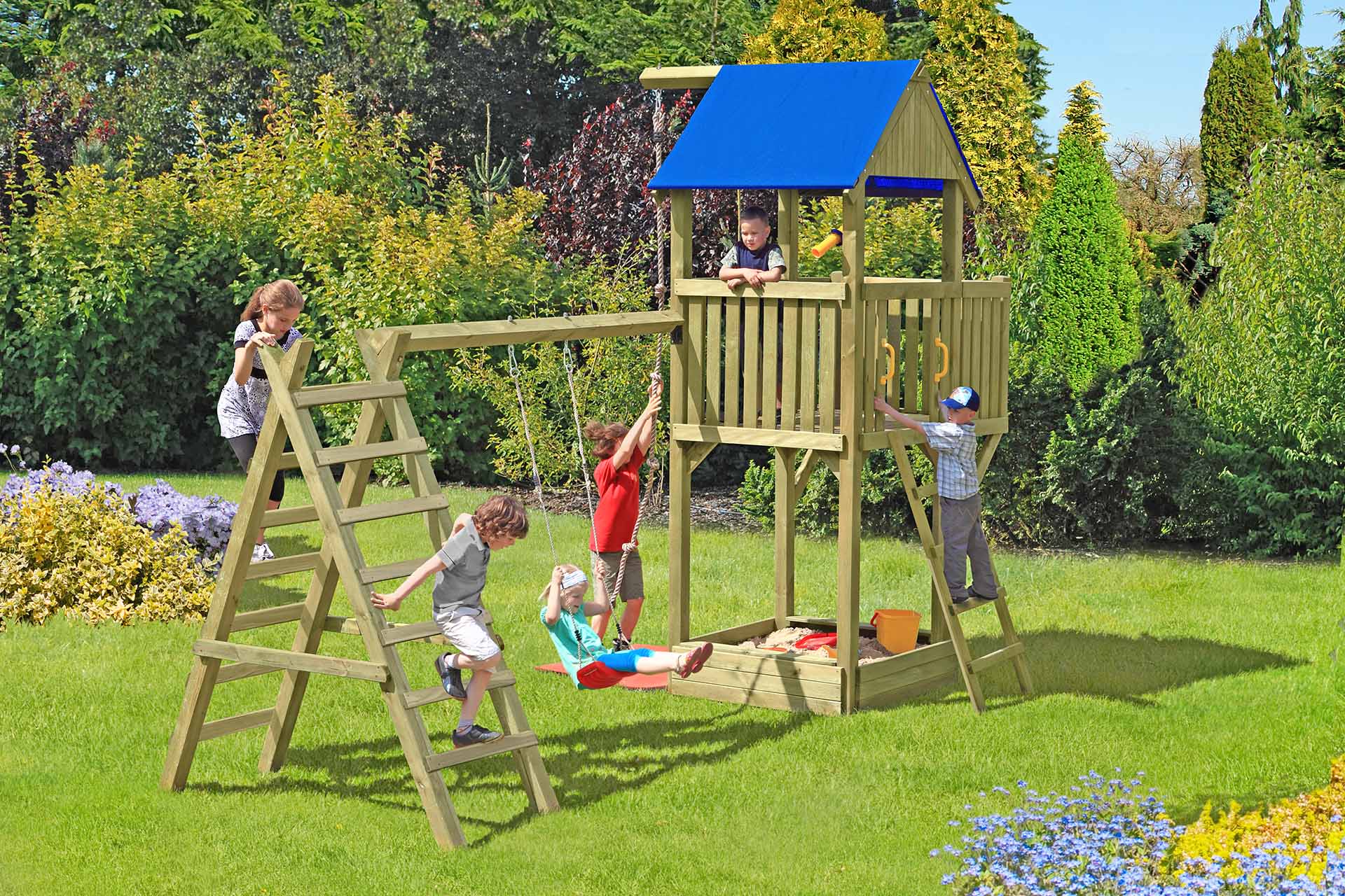 Kinderspielanlage Multi-Play Crazy Horse