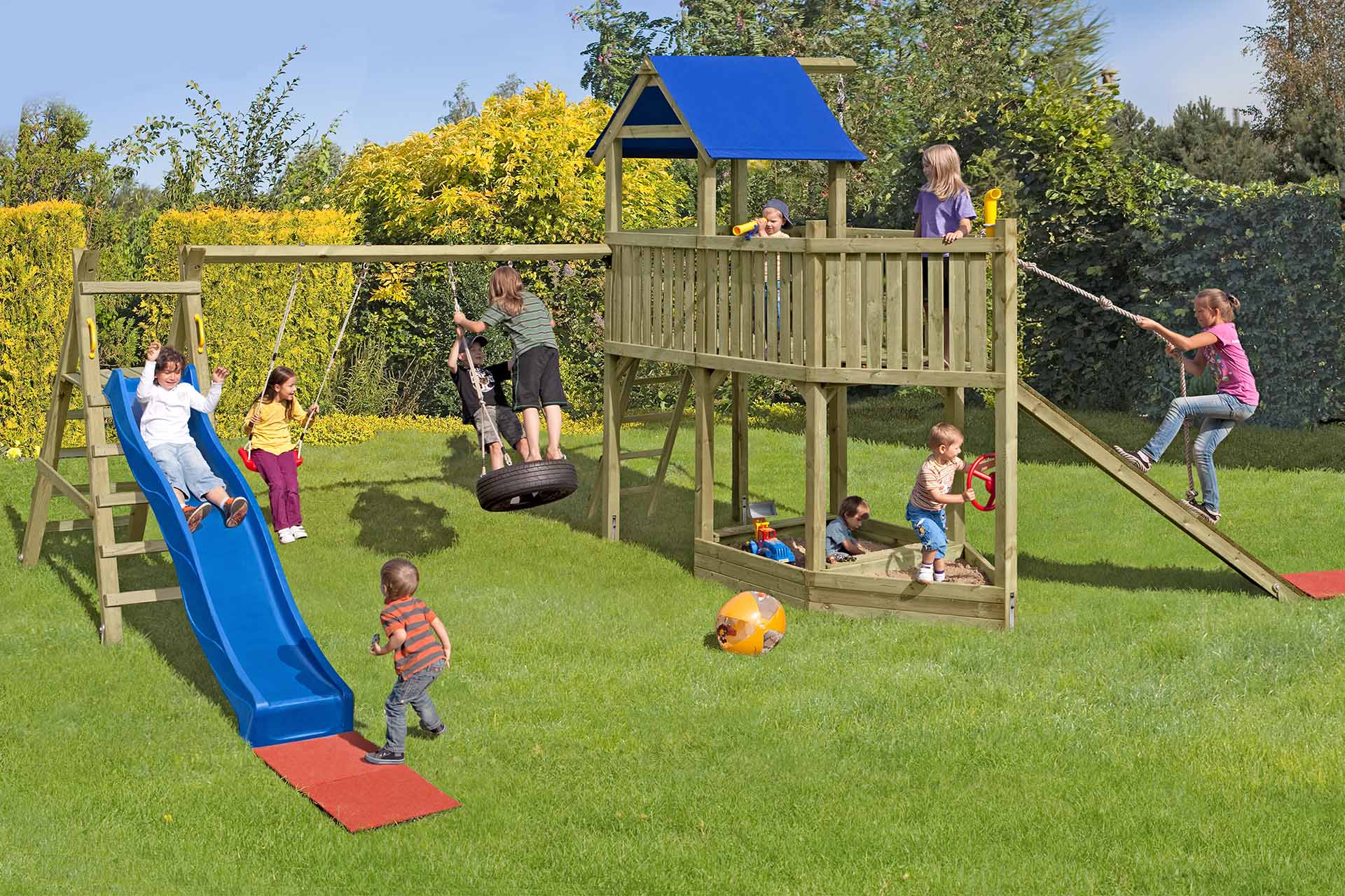 Kinderspielanlage Multi-Play White Horse