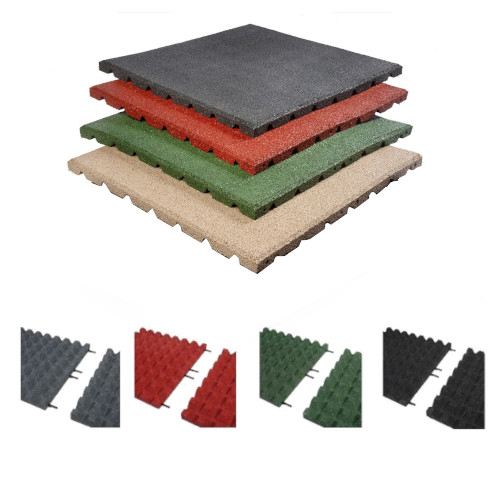 Fallschutzmatten mit Steckverbinder 25 mm / 45 mm