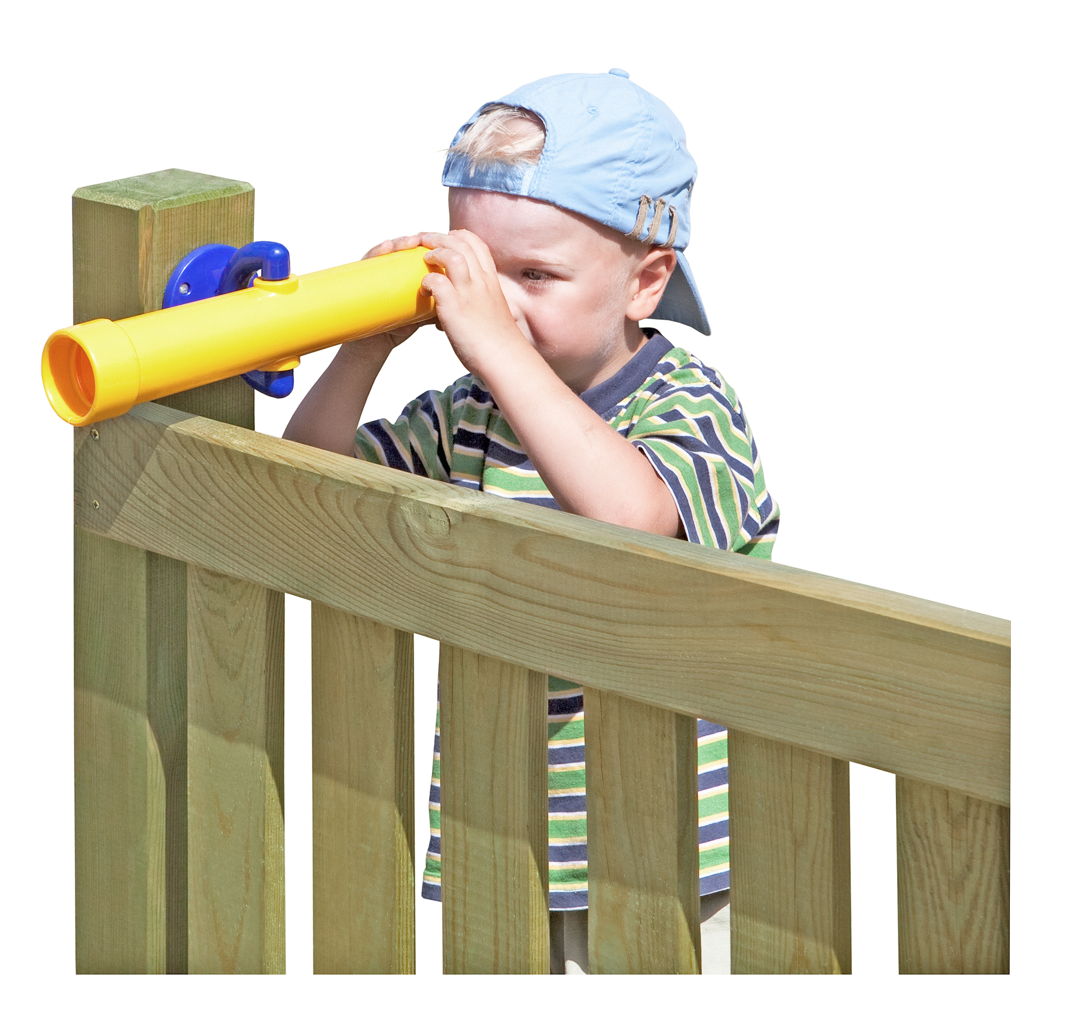 Teleskop-Fernrohr, gelb