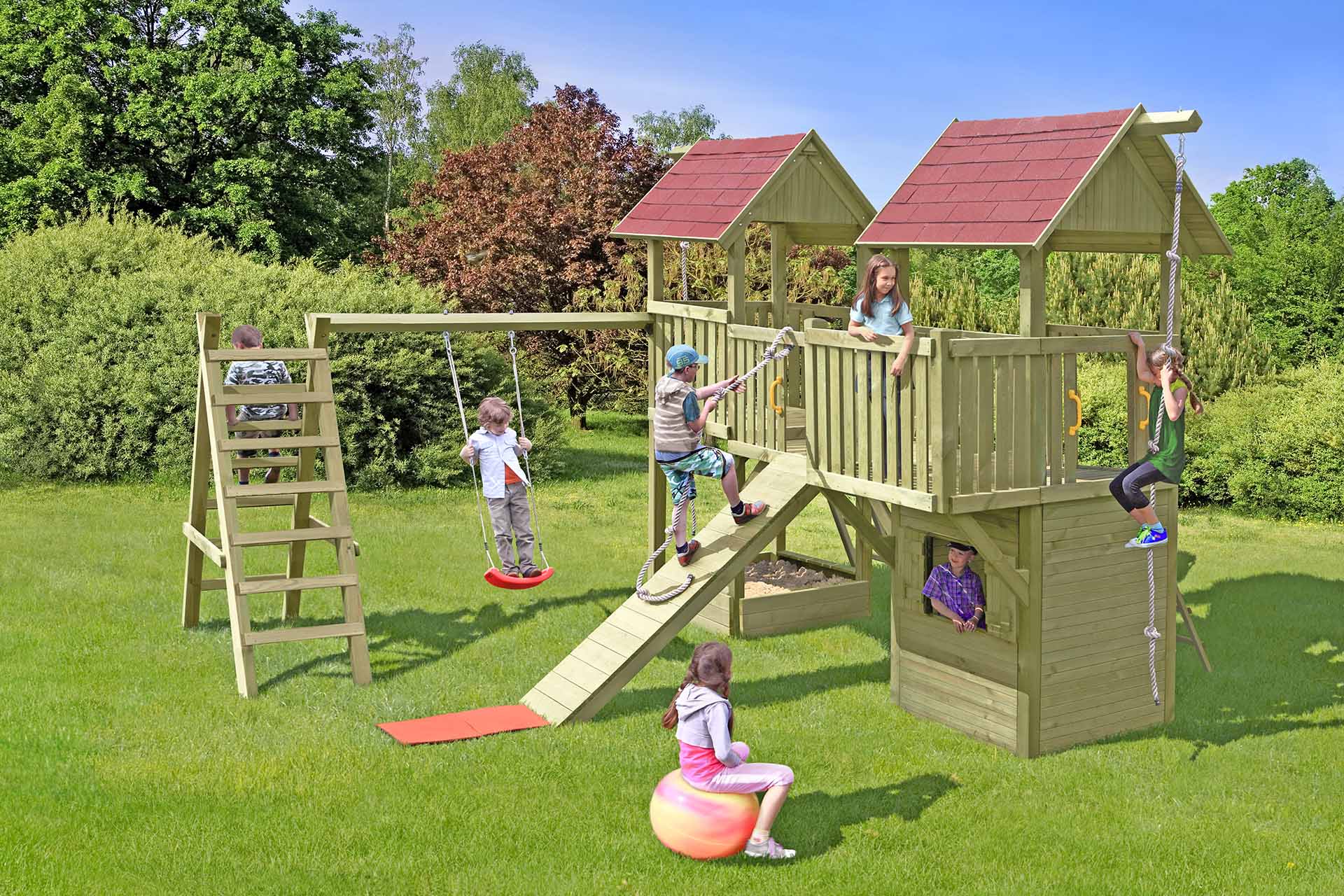 Kinderspielanlage Multi-Play Two Moon