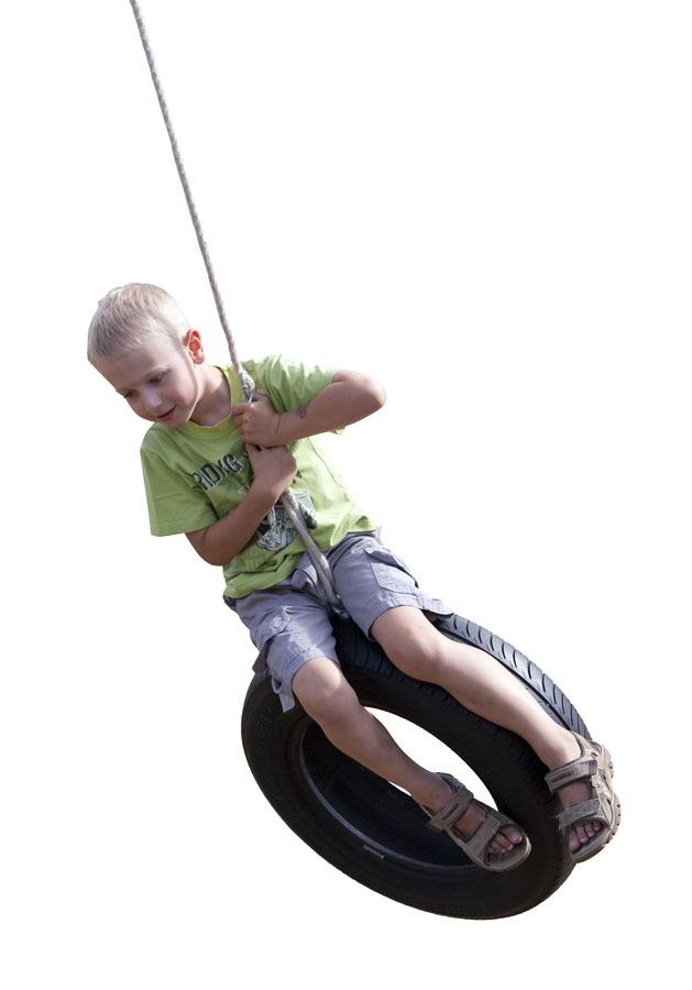 Seilset für Reifen vertikal