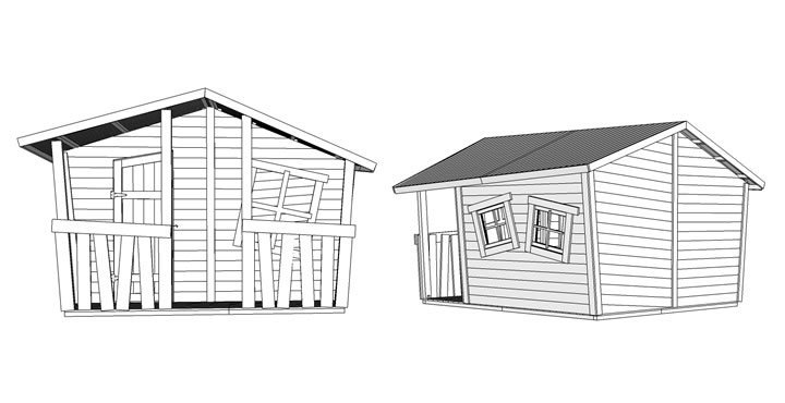 Kinderspielhaus Crazy Felix_Skizze