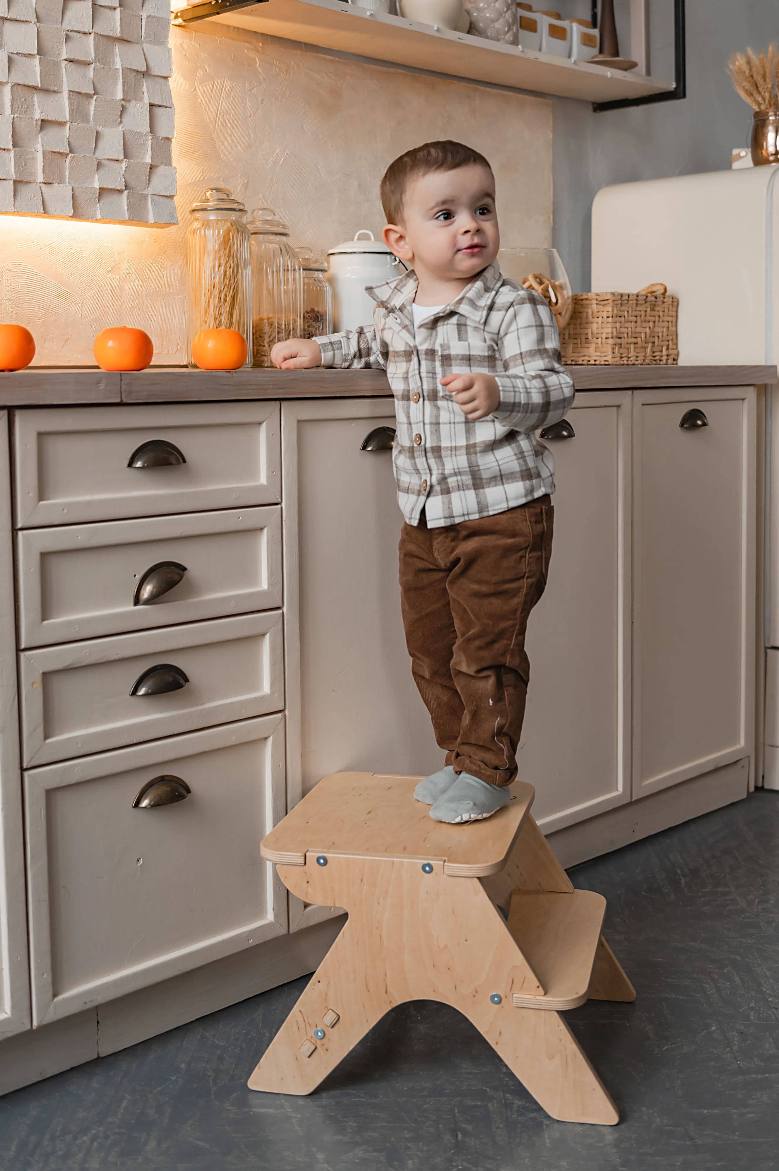 Kinder Tritthocker aus Holz