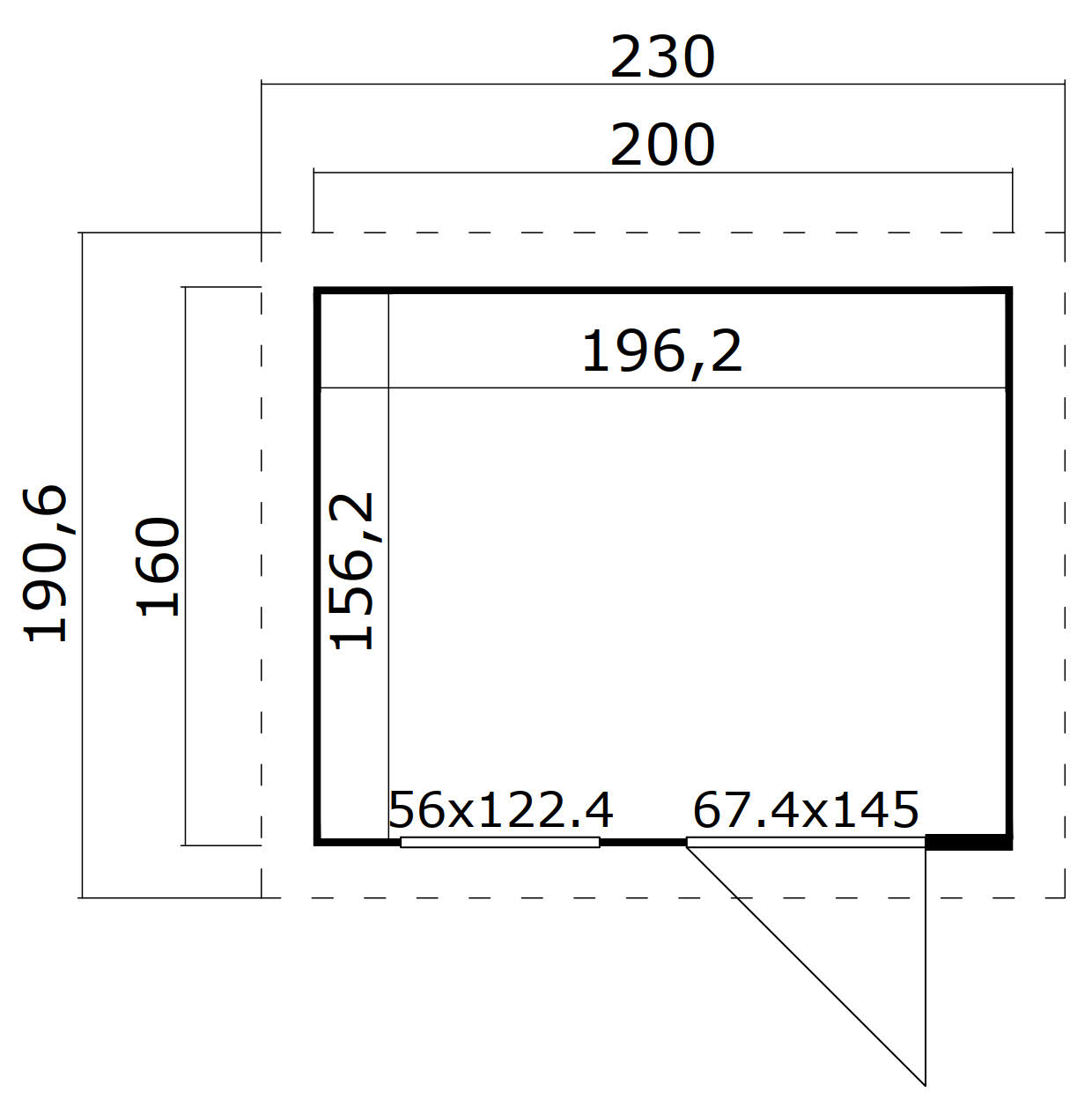 Kinderspielhaus Flipp Grundriss