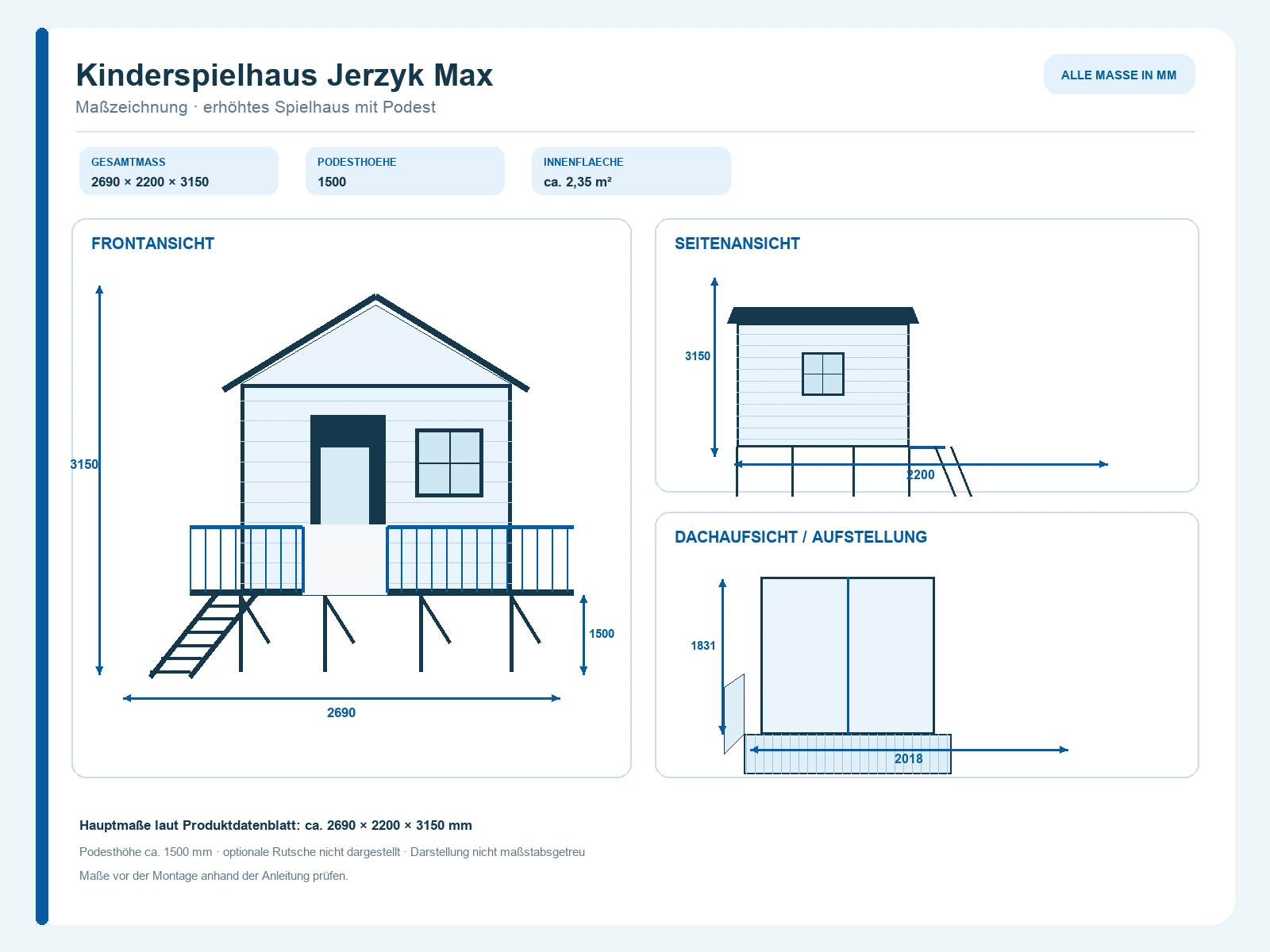 Kinderspielhaus Jerzyk MAX