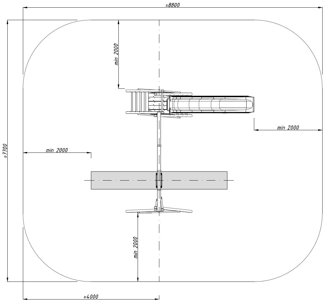 Kinderschaukel Holger Vogelperspektive